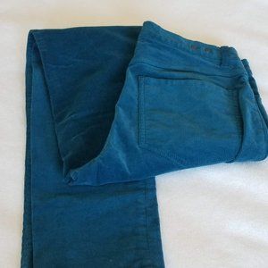 Cabi Moroccan Blue High Skinny Cords - Size 6 - Almost new